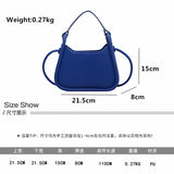 Texture Tote Bag for Women Portable Shoulder Messenger Bag