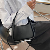 Texture Tote Bag for Women Portable Shoulder Messenger Bag