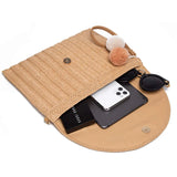 Sentiblos Straw Crossbody Shoulder Bag Envelope Purse Wallet