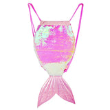 Sequin Drawstring Backpack Bag for Girls Multipurpose Storage Pouch 2021