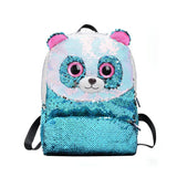 Sequin School Bag For Girls Panda Small Backpack Kids Kawayi Bags