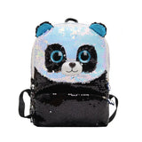 Sequin School Bag For Girls Panda Small Backpack Kids Kawayi Bags