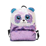 Sequin School Bag For Girls Panda Small Backpack Kids Kawayi Bags
