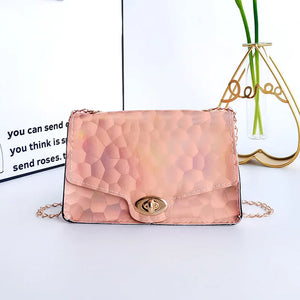 Sequin Square Bag Crossbody Chains Women Shoulder Messenger Purse B112