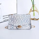 Sequin Square Bag Crossbody Chains Women Shoulder Messenger Purse B112