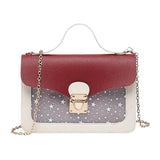 Sequin Star Print Shoulder Mobile Phone Bag Cover