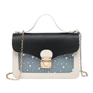Sequin Star Print Shoulder Mobile Phone Bag Cover