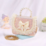 Sequined Lolita Wind Bow Girl Child Princess Shoulder Bag