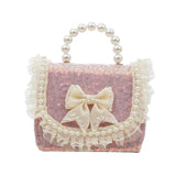 Sequined Lolita Wind Bow Girl Child Princess Shoulder Bag