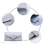 Sequined Evening Bag Small Handbag For Party Wedding Clutch Bag PJL022