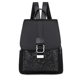 Sequins Backpack Women Girl School Backpack Teenage Girls Large Capacity Bag