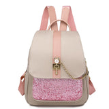Sequins Backpack Women Girl School Backpack Teenage Girls Large Capacity Bag