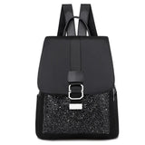 Sequins Backpack Women Girl School Backpack Teenage Girls Large Capacity Bag