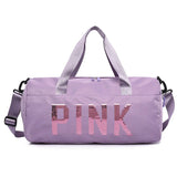 Sequins Gym Bag Unisex Travel Duffle Waterproof Sport Multifunctional Tote