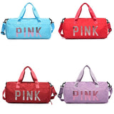 Sequins Gym Bag Unisex Travel Duffle Waterproof Sport Multifunctional Tote