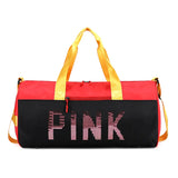 Sequins Travel Bag Waterproof Sports Gym Handbags for Women