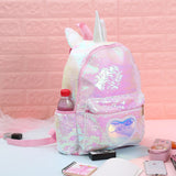 Sequins Unicorn School Bags for Girls Backpack Kids School Bag