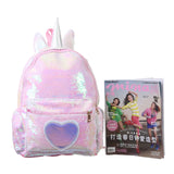 Sequins Unicorn School Bags for Girls Backpack Kids School Bag
