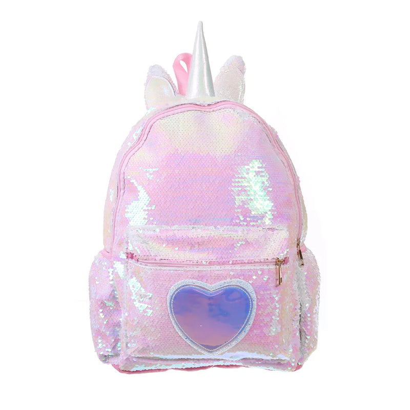 Sequins Unicorn School Bags for Girls Backpack Kids School Bag