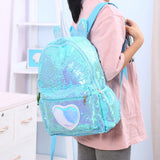 Sequins Unicorn School Bags for Girls Backpack Kids School Bag