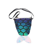 Sequins Fish Tail Mermaid Wallet Pouch Women Shoulder Bag