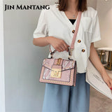 Serpentine Female Crossbody Bags Women Handbags Sac A Main Snakeskin Shoulder Sq
