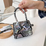 Serpentine Mini Women's Shoulder Messenger Bags High Female Handbags Crossbody B