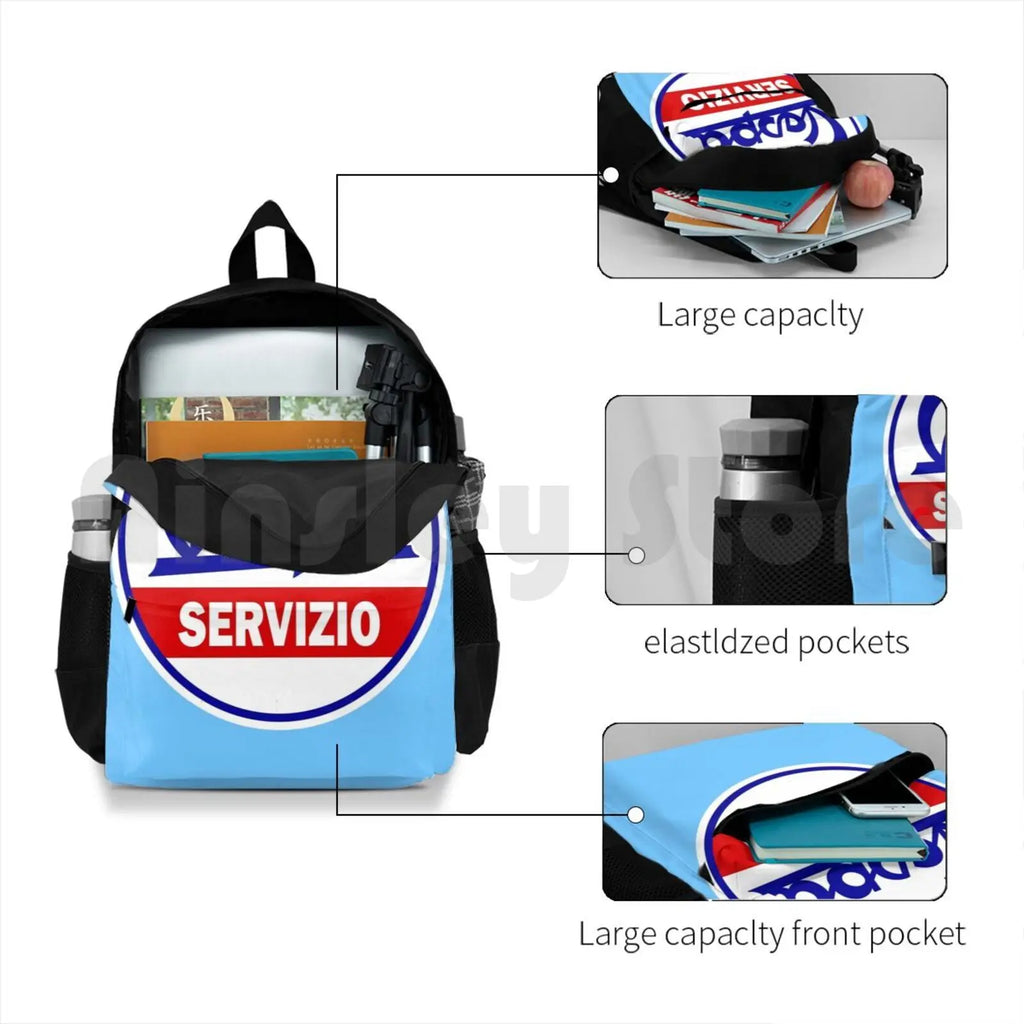 Vintage Motorcycle Outdoor Hiking Backpack