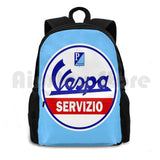 Vintage Motorcycle Outdoor Hiking Backpack