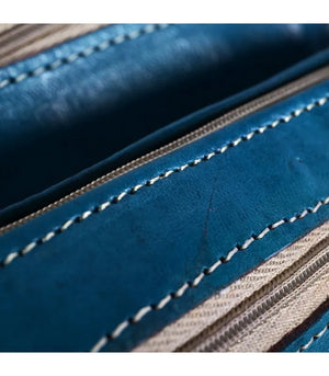 Set of 2 Leather Cases - Fine Finishes - 2 Sizes - Cylindrical Style