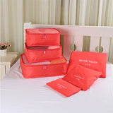 6pcs Home&Storage Bag Clothes Underwear Tidy Waterproof Organizers