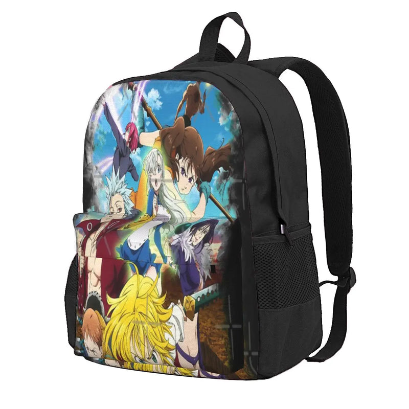 Seven Deadly Sins Backpacks Men's Backpacks Women's Bags
