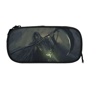 Anime Zipper Pen Bag for School Stationery Gift