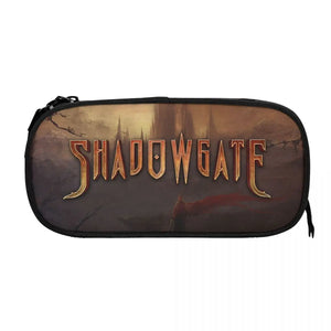 Shadowgate Pen Box Student School Anime Zipper Pen Bag
