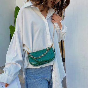 Shangxinwang Red Small Bag Women's Versatile Texture Messenger Bag