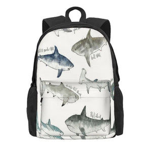 Sharks 2 Backpacks Men's/Women's Plain Personalised Bag