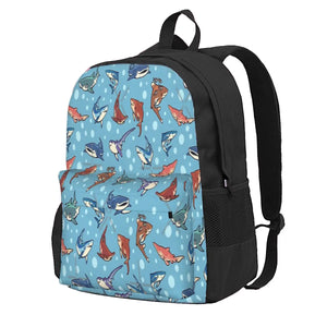 Sharks In The Light 1 Backpacks Men's Backpacks Bags For Women Bag M...