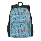 Sharks In The Light 1 Backpacks Men's Backpacks Bags For Women Bag M...