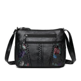 Sheepskin Diagonal Cross Bag Large Capacity Shoulder Bag