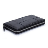 Sheepskin Woven Long Wallet Women Autumn Winter Handbag