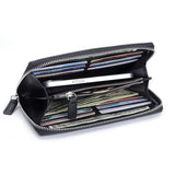Sheepskin Woven Long Wallet Women Autumn Winter Handbag