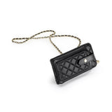 Sheepskin Ringbone Mobile phone Bag crossbody Ladies shoulder bag