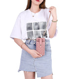 Sheepskin Ringbone Mobile phone Bag crossbody Ladies shoulder bag