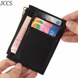 Sheepskin Womens Wallets Folded Purses Leather Purse