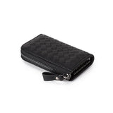 Sheepskin Woven Key Bag Leather Unisex Key Wallet Multifunction Keys Organizer