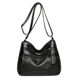 Sheepskin Grain Diagonal Cross Bag Youth Casual Ladies Large Shoulder Bag