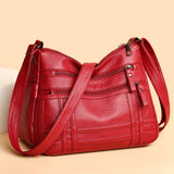 Sheepskin Grain Diagonal Cross Bag Youth Casual Ladies Large Shoulder Bag