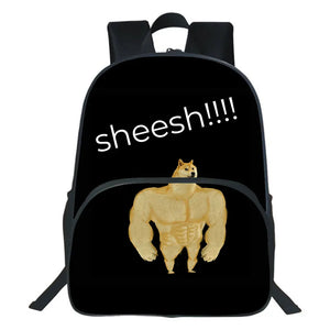 Sheesh Print Children Backpack for Teens School Bag