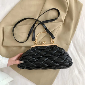Shell Tote Bags Small PU Leather Shoulder Bags for Women Hit Handbags and Purses