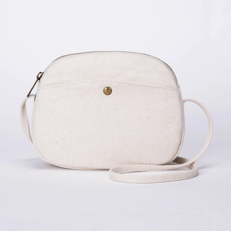 Small Fresh Female Shoulder Bag Canvas Casual Messenger Bag